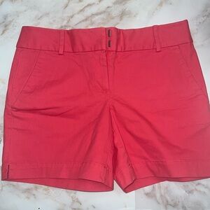 LOFT The Riviera Shorts Pink Women’s Size 2 Stretch Chino 6“ Inseam